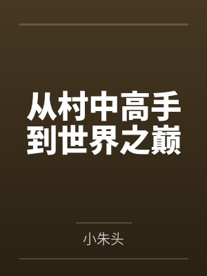 从村中高手到世界之巅by小朱头