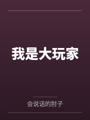 我是大玩家by会说话的肘子笔趣阁无弹窗