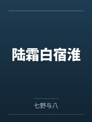 陆霜白宿淮