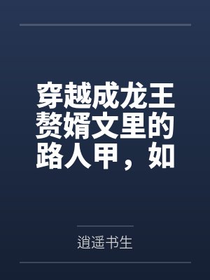 穿越成龙王赘婿文里的路人甲笔趣阁无弹窗