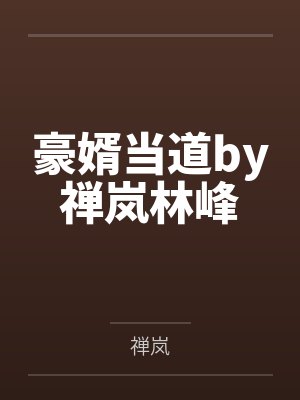 豪婿当道by禅岚林峰