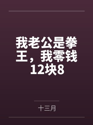 我老公是拳王,我零钱12块8